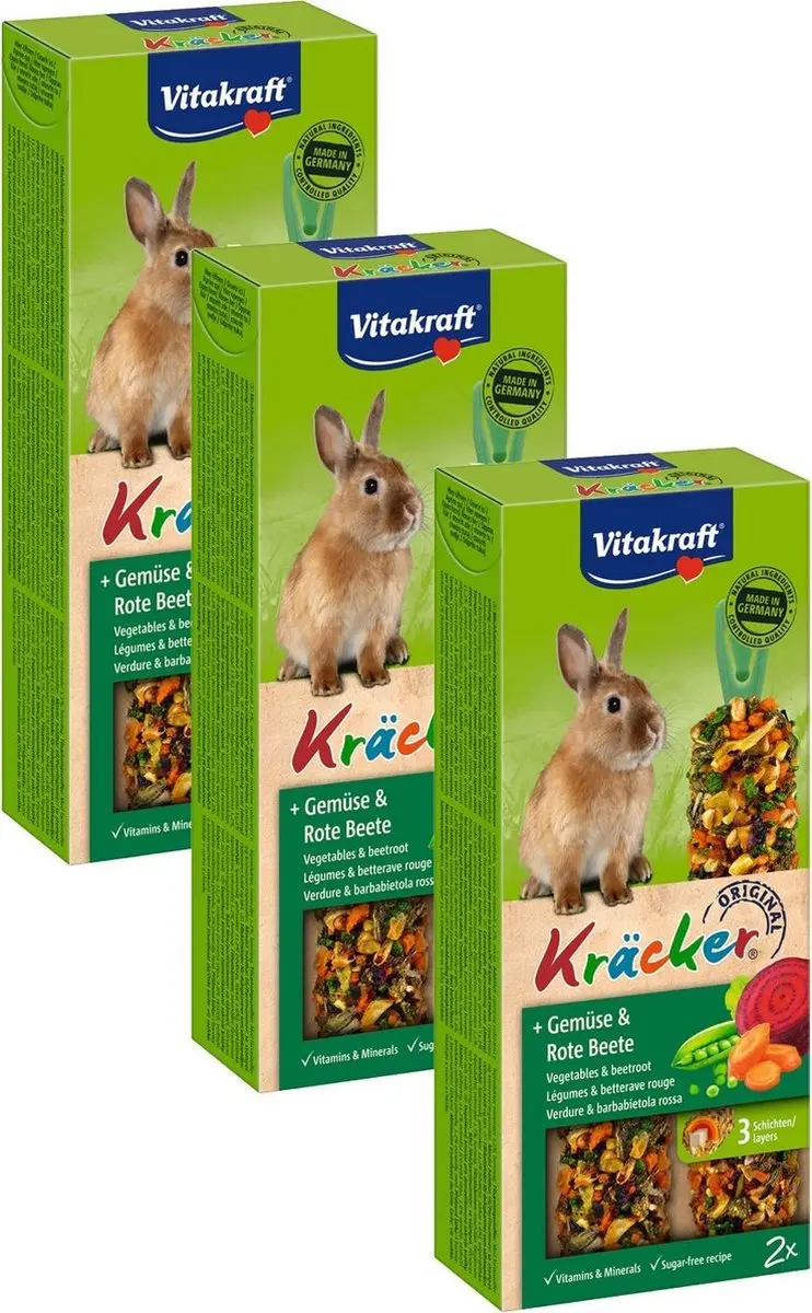 Vitakraft Konijn Kracker Groente