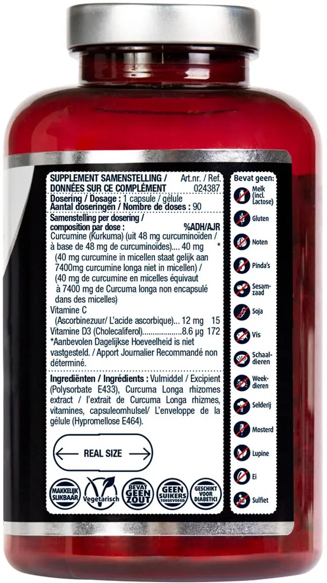Lucovitaal Super Kurkuma X-tra Krachtig 180 Capsules