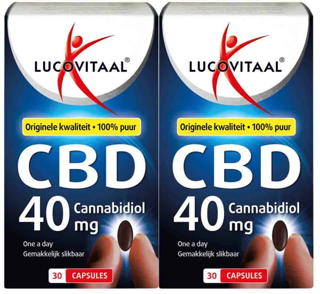 Lucovitaal CBD 40mg Capsules - 60 Stuks (2x30)