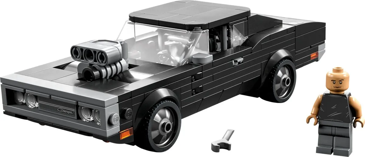 LEGO Speed Champions 1970 Dodge Charger R/T 76912 - 1 Minifiguur - afbeelding 6 van 6