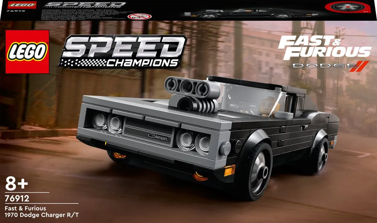 LEGO Speed Champions 1970 Dodge Charger R/T 76912 - 1 Minifiguur - afbeelding 5 van 6