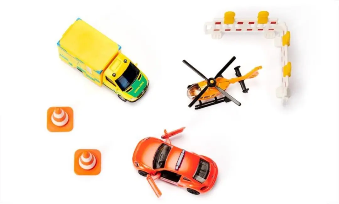 SIKU 6332 Cadeauset Helikopter & Voertuigen - Meerkleurig