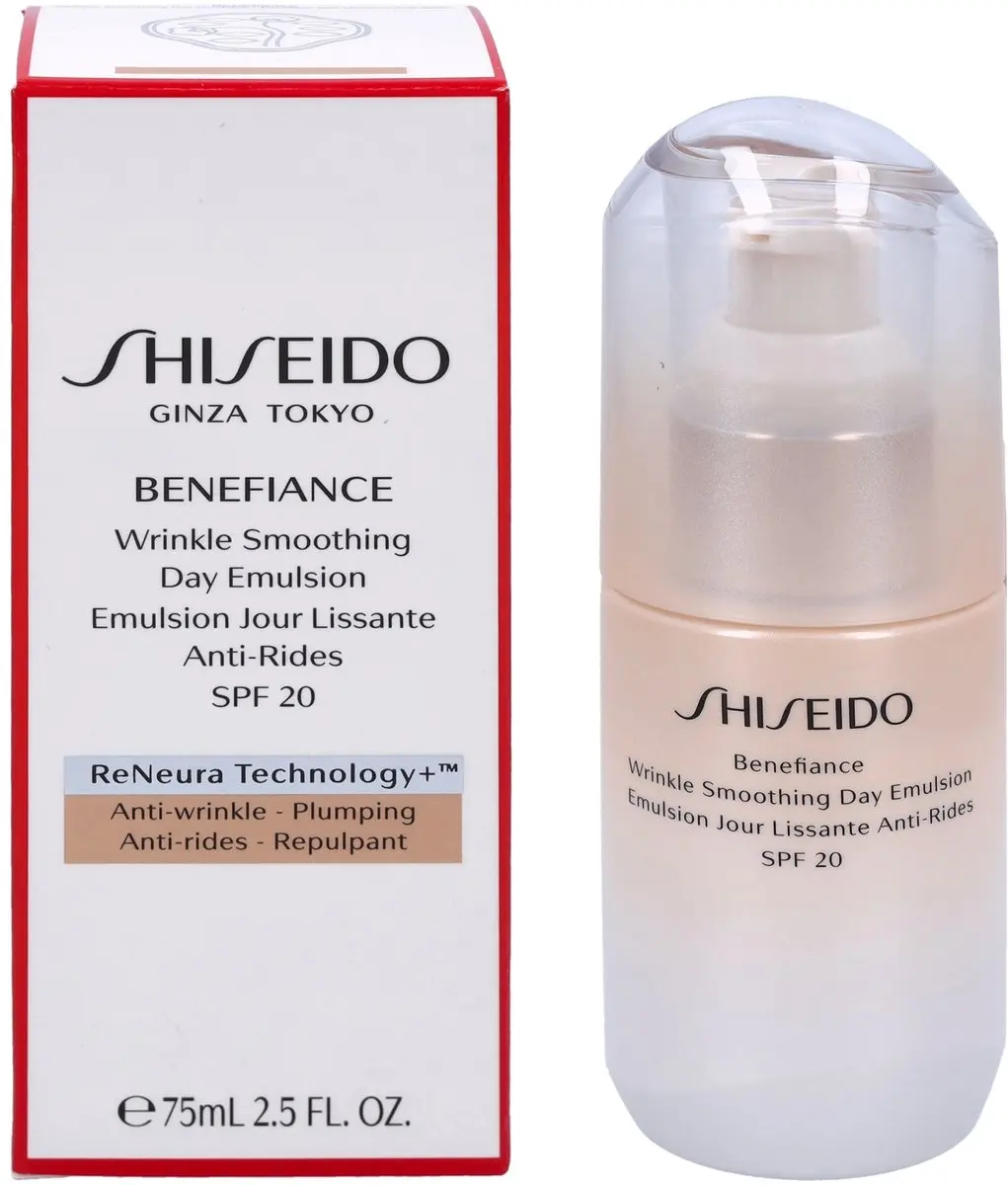 Shiseido Benefiance Wrinkle Smoothing Day Emulsion SPF 20 - 75ml