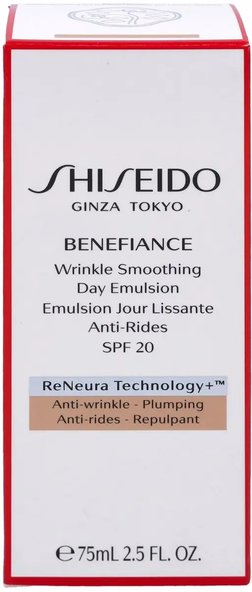 Shiseido Benefiance Wrinkle Smoothing Day Emulsion SPF 20 - 75ml