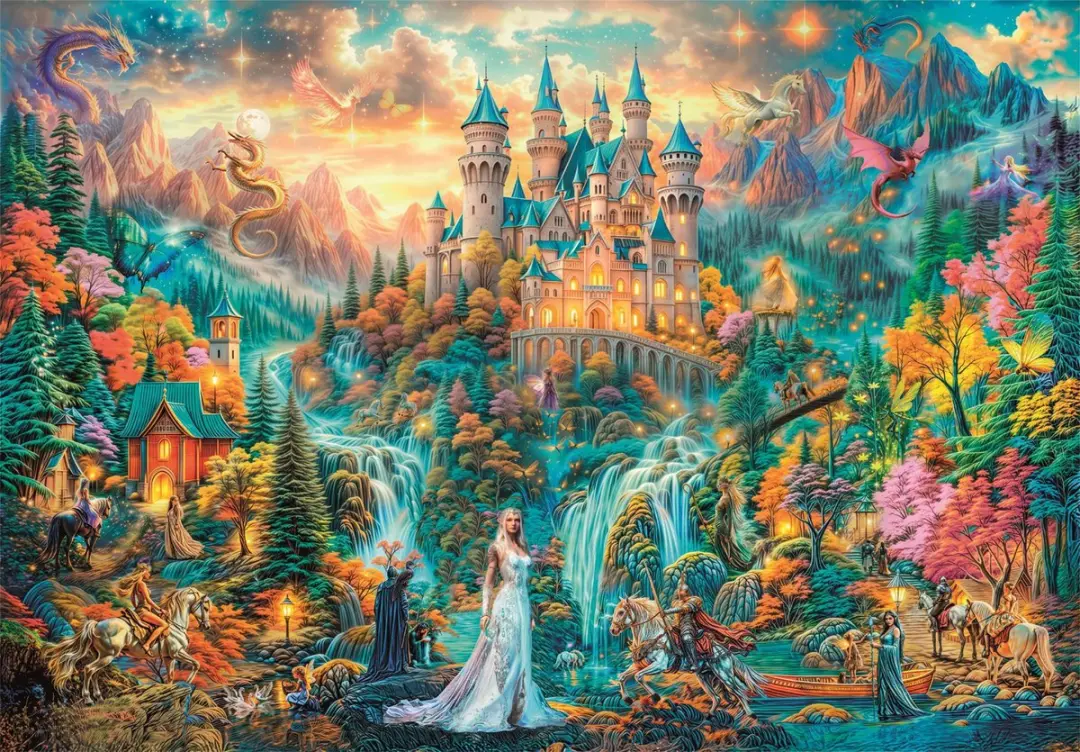 Clementoni Legends of the Hidden Realm Legpuzzel 2000 Stuks - Meerkleurig