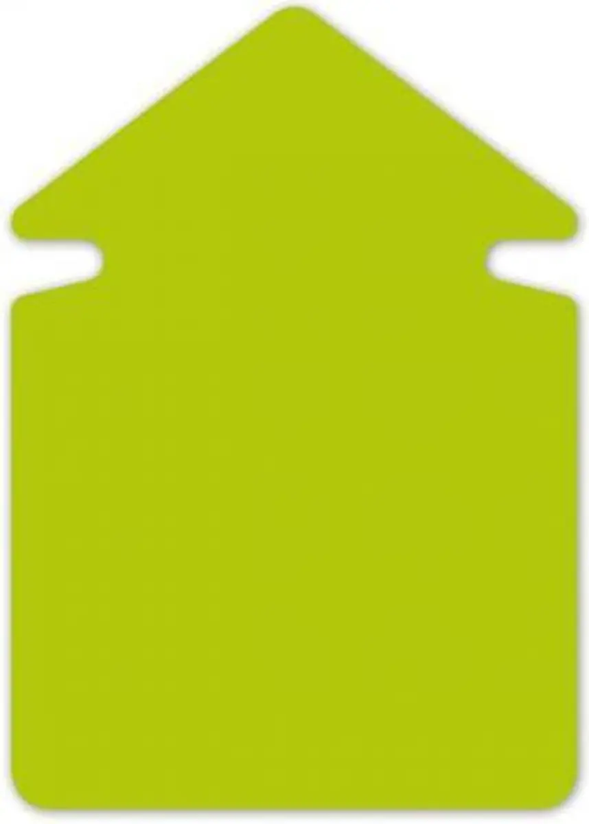 Folia 12cm Pijl Krimpfolie - 20 Vel - Neon Groen