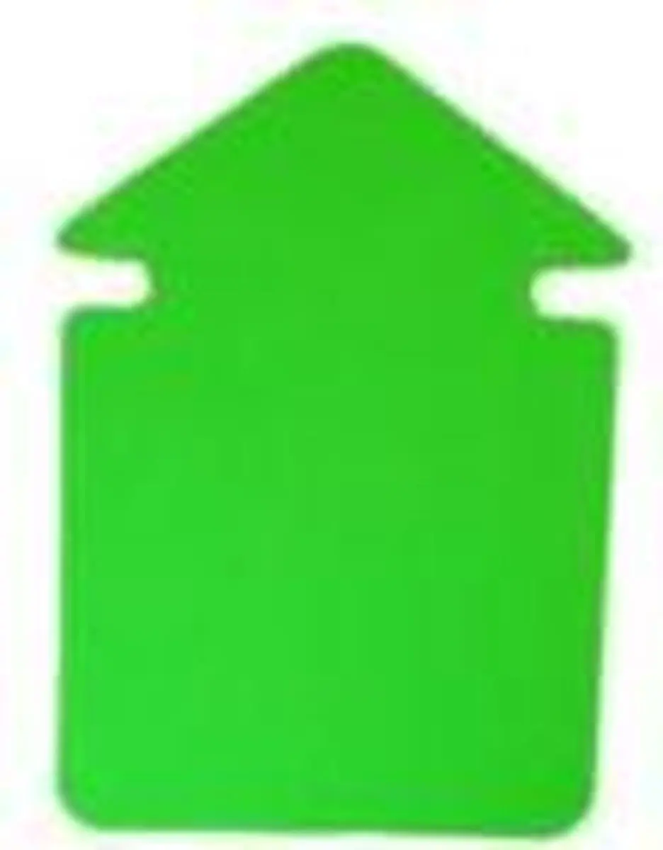 Folia 12cm Pijl Krimpfolie - 20 Vel - Neon Groen