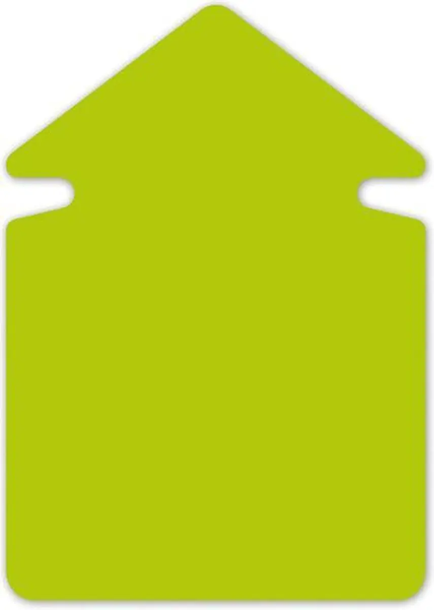 Folia 12cm Pijl Krimpfolie - 20 Vel - Neon Groen