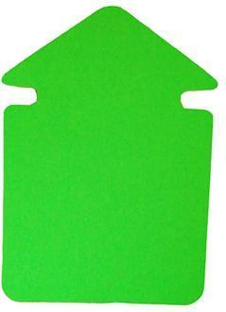 Folia 12cm Pijl Krimpfolie - 20 Vel - Neon Groen