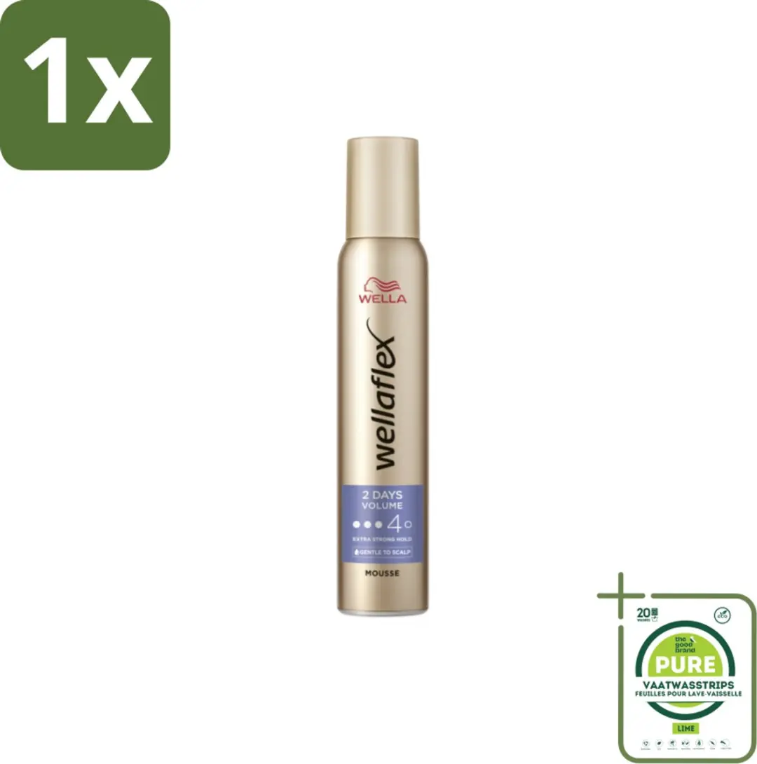 Wella Flex 2 Days Volume Haarmousse 200ml