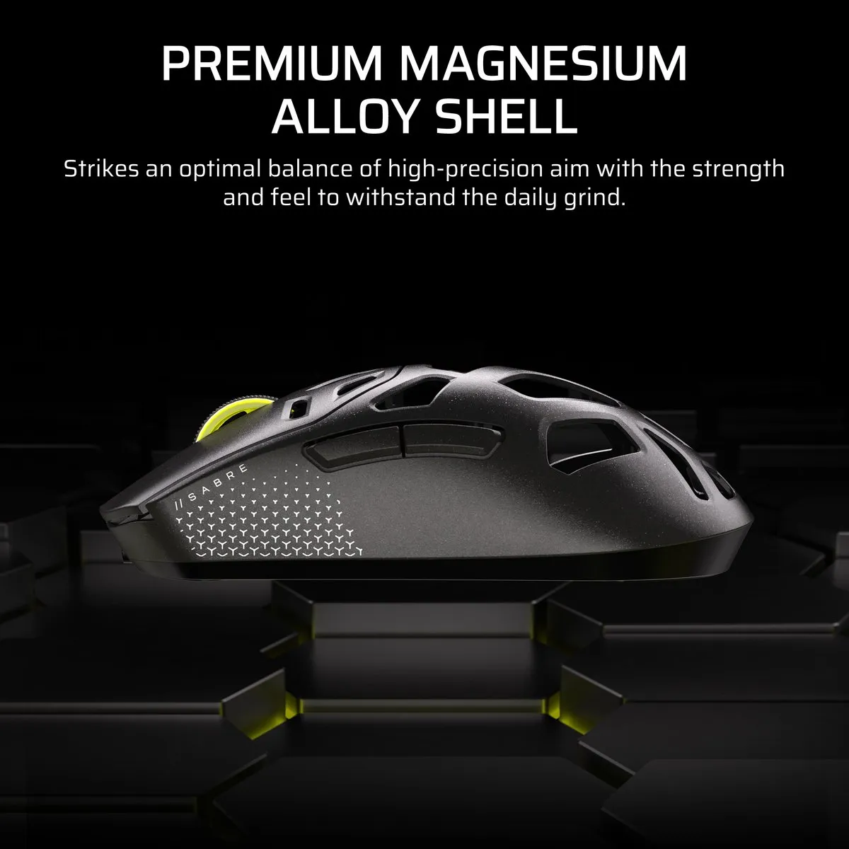 Corsair Sabre v2 Pro Magnesium Gamingmuis CH-931G100-WW - 33000 DPI - Zwart
