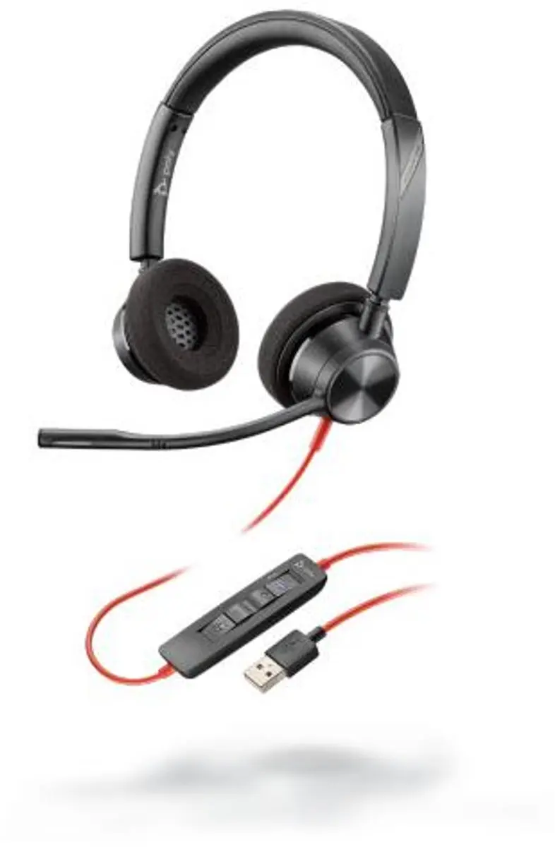 Poly BW3320 Headset - Zwart