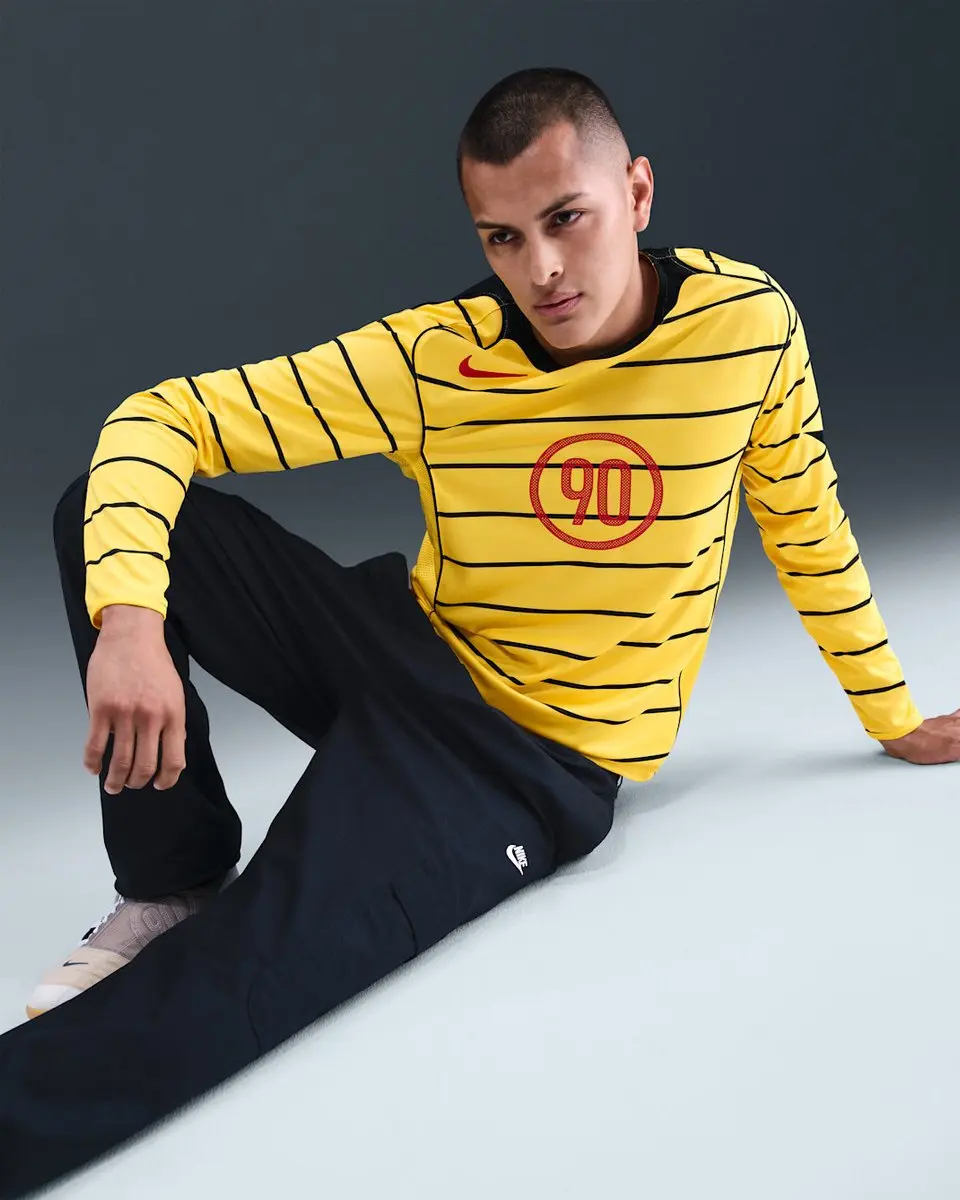 Nike Total 90 Dri-FIT Voetbaltop M - Geel/Zwart/Rood