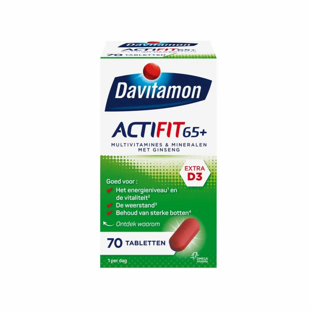 Davitamon Actifit 65+ - 4x70 tabletten