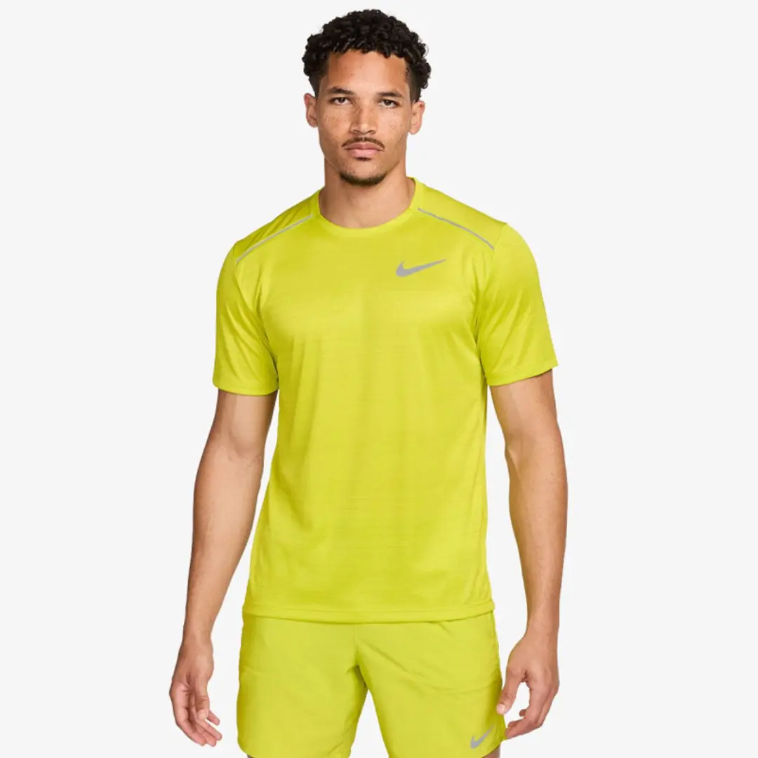 Nike Dri-FIT Miler Hardloopshirt M - Groen