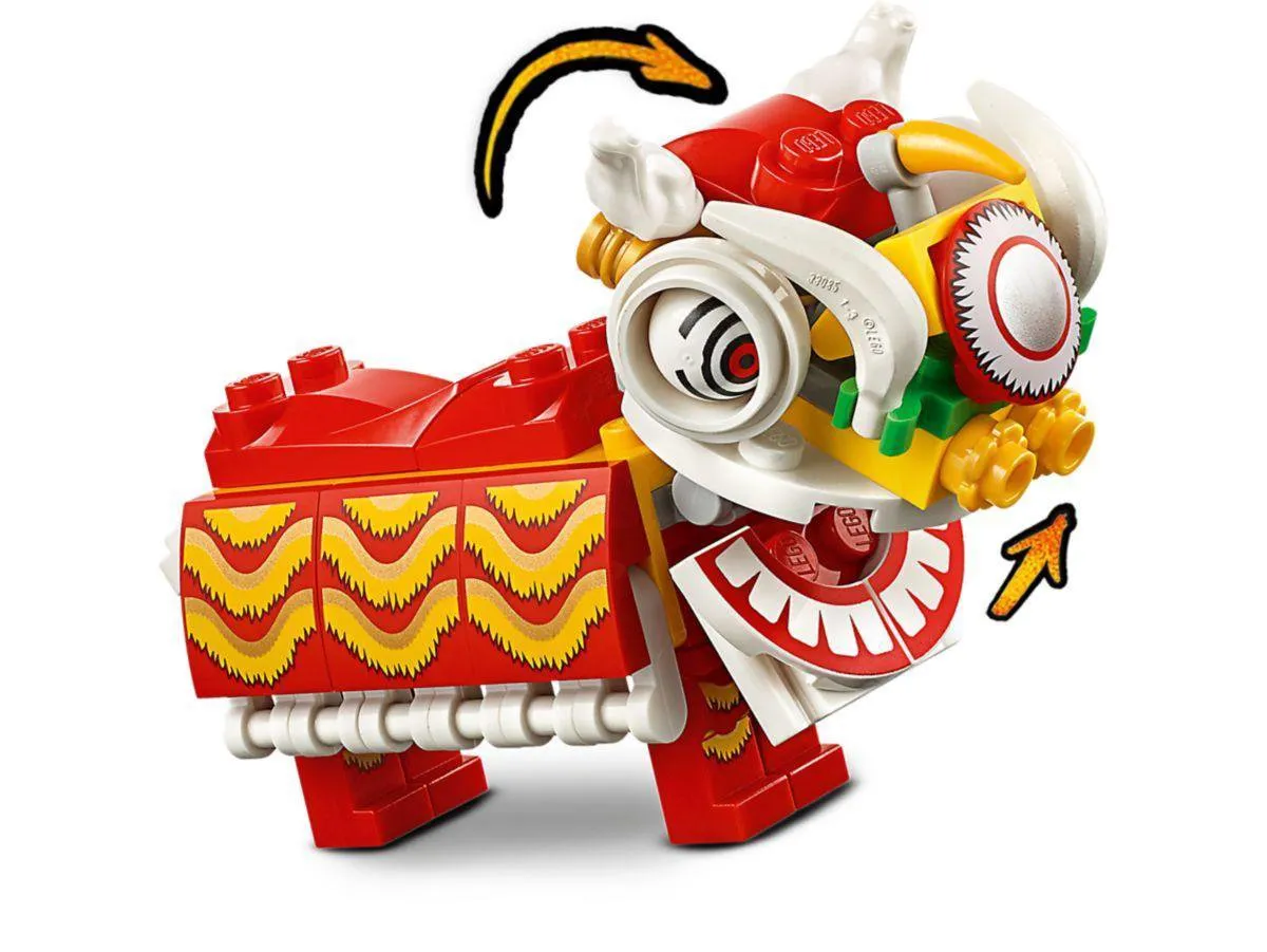 LEGO Leeuwendans 80104 - 882 Stukken - 8 Minifiguren - afbeelding 6 van 6