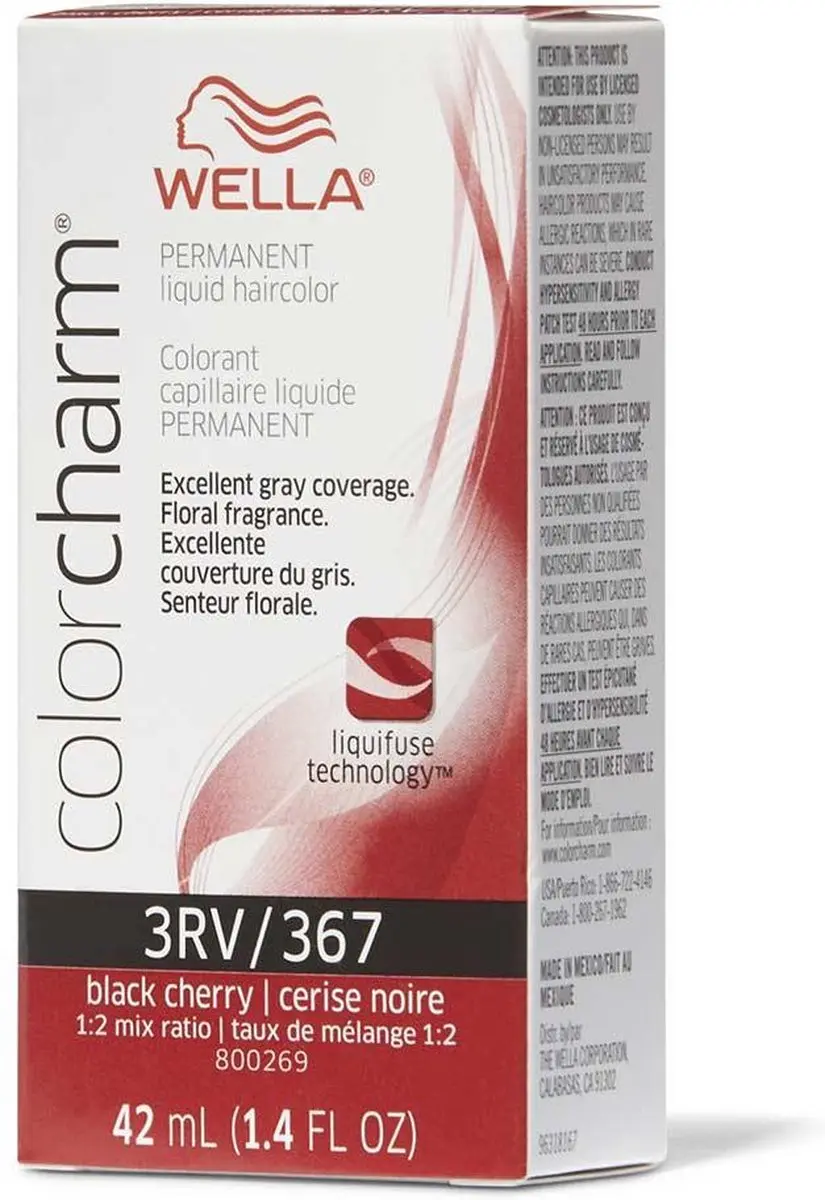 Wella Professionals Color Charm 3RV Haarverf - Black Cherry 42ml