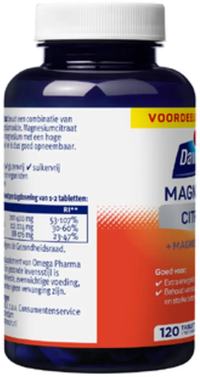 Davitamon Magnesium Citraat + Oxide 240 Tabletten