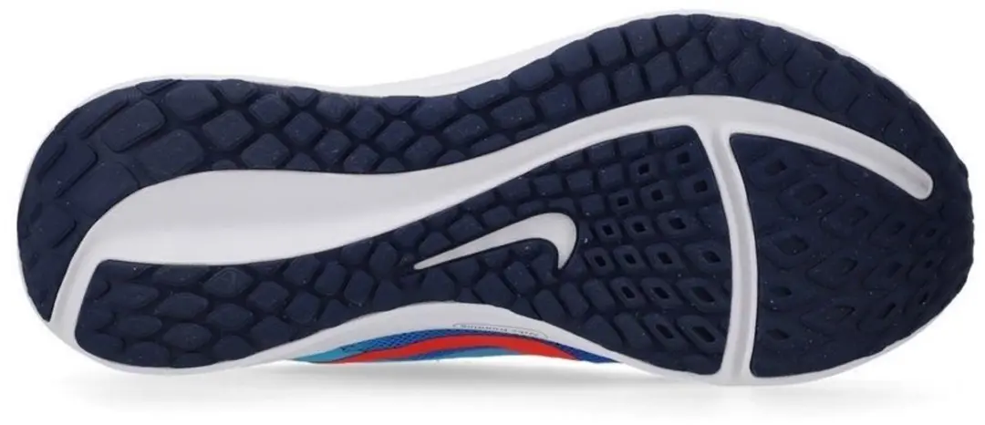 Nike Downshifter 13 Hardloopschoenen - 43 - Grijs/Rood/Blauw
