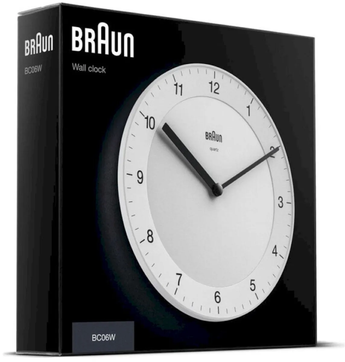 Braun BC 06 W Analoge Wandklok - 20cm Wit