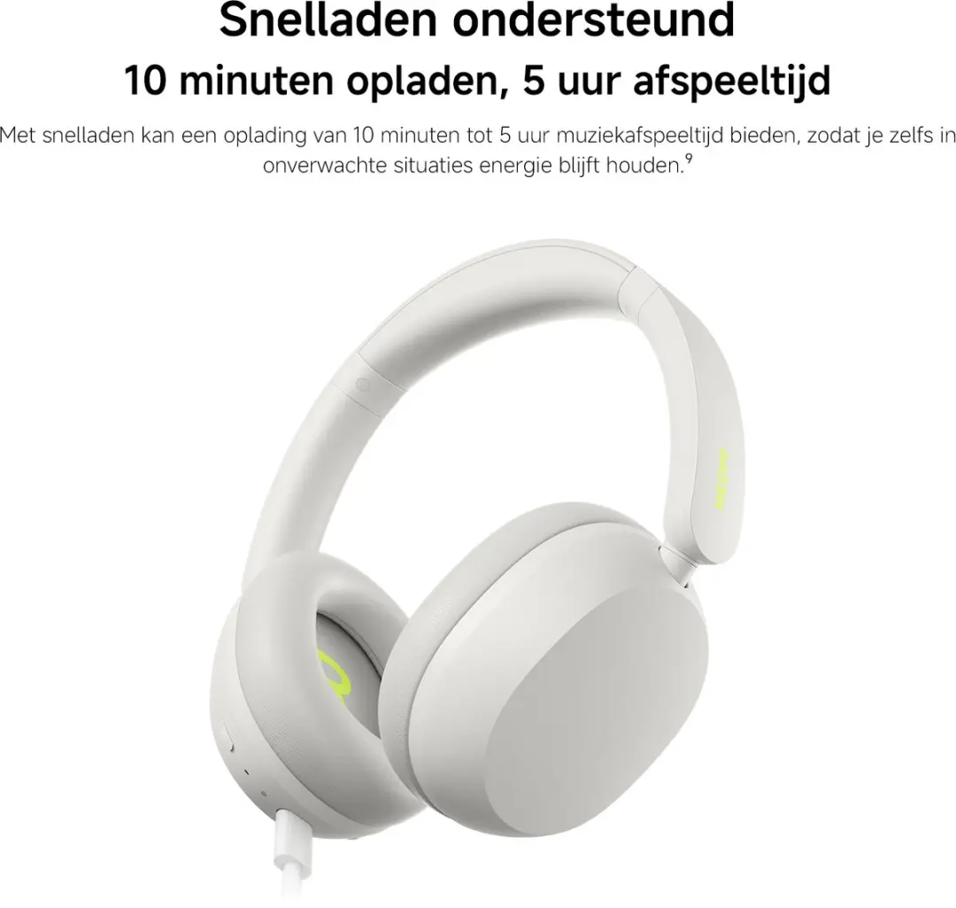 Xiaomi Redmi Headphones Neo - ANC 42dB - 72 Uur - Wit
