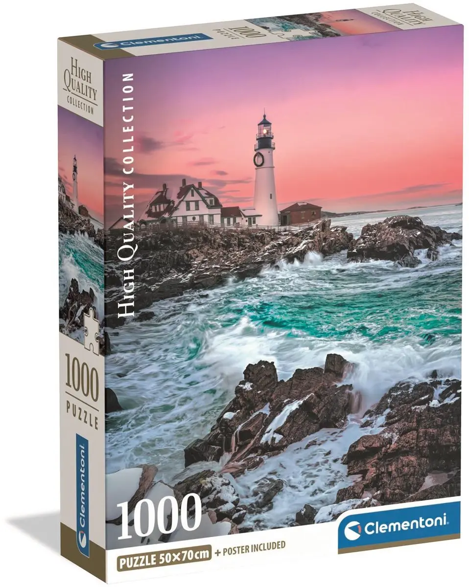 Clementoni First Snow at Portland Head Legpuzzel 1000 Stuks