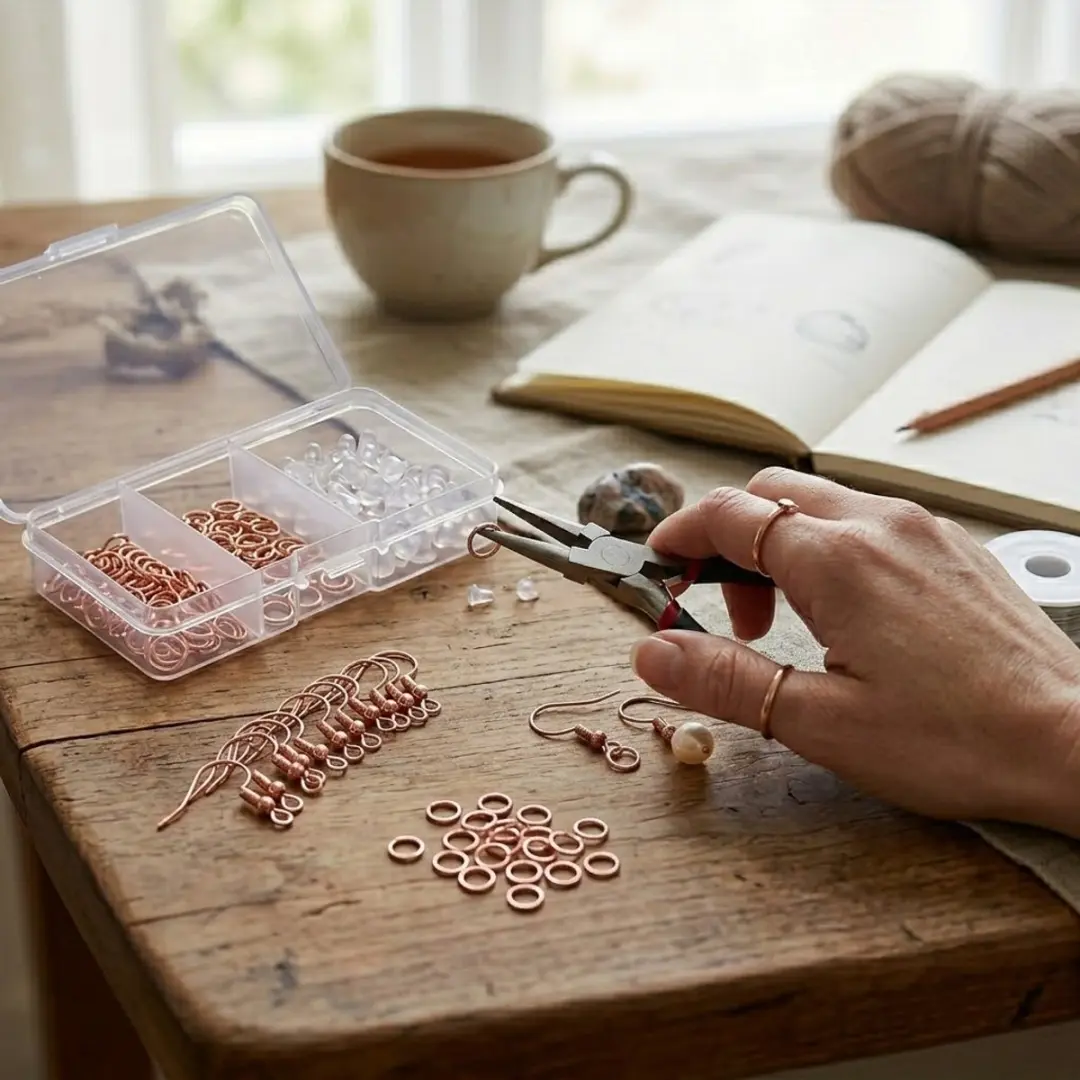NUVEX Roségoud Oorbellen Set 300 Stuks - DIY