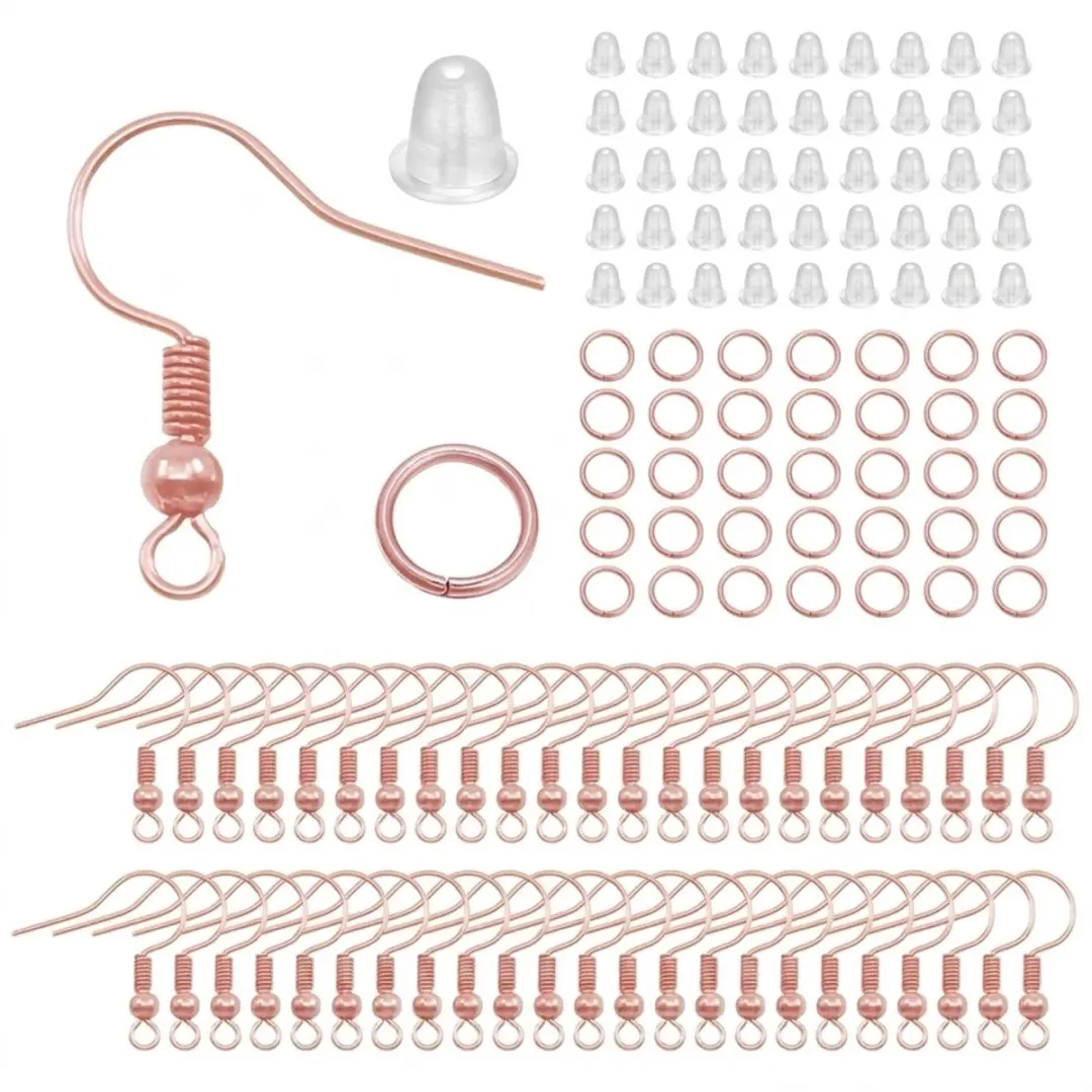 NUVEX Roségoud Oorbellen Set 300 Stuks