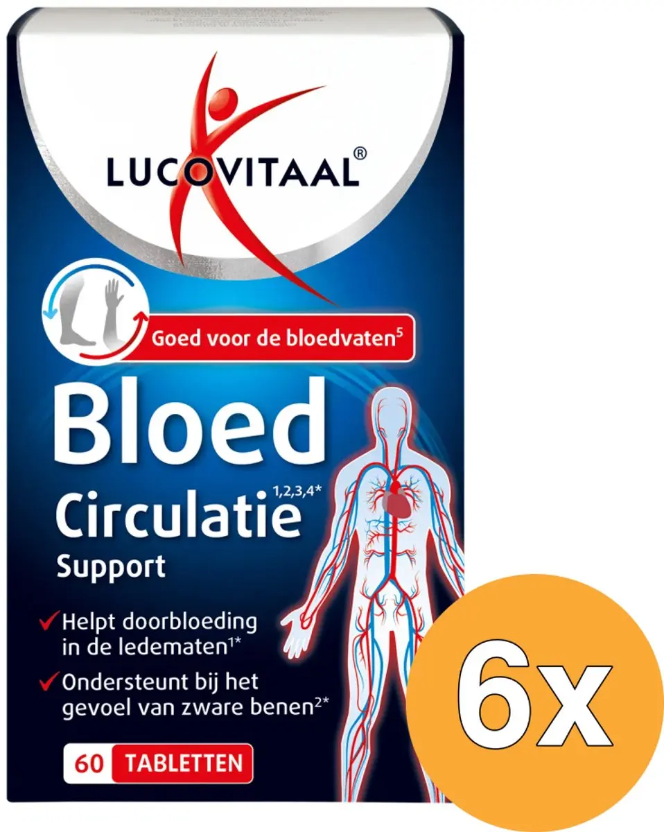 Lucovitaal Bloedcirculatie Support 6x60 Tabletten