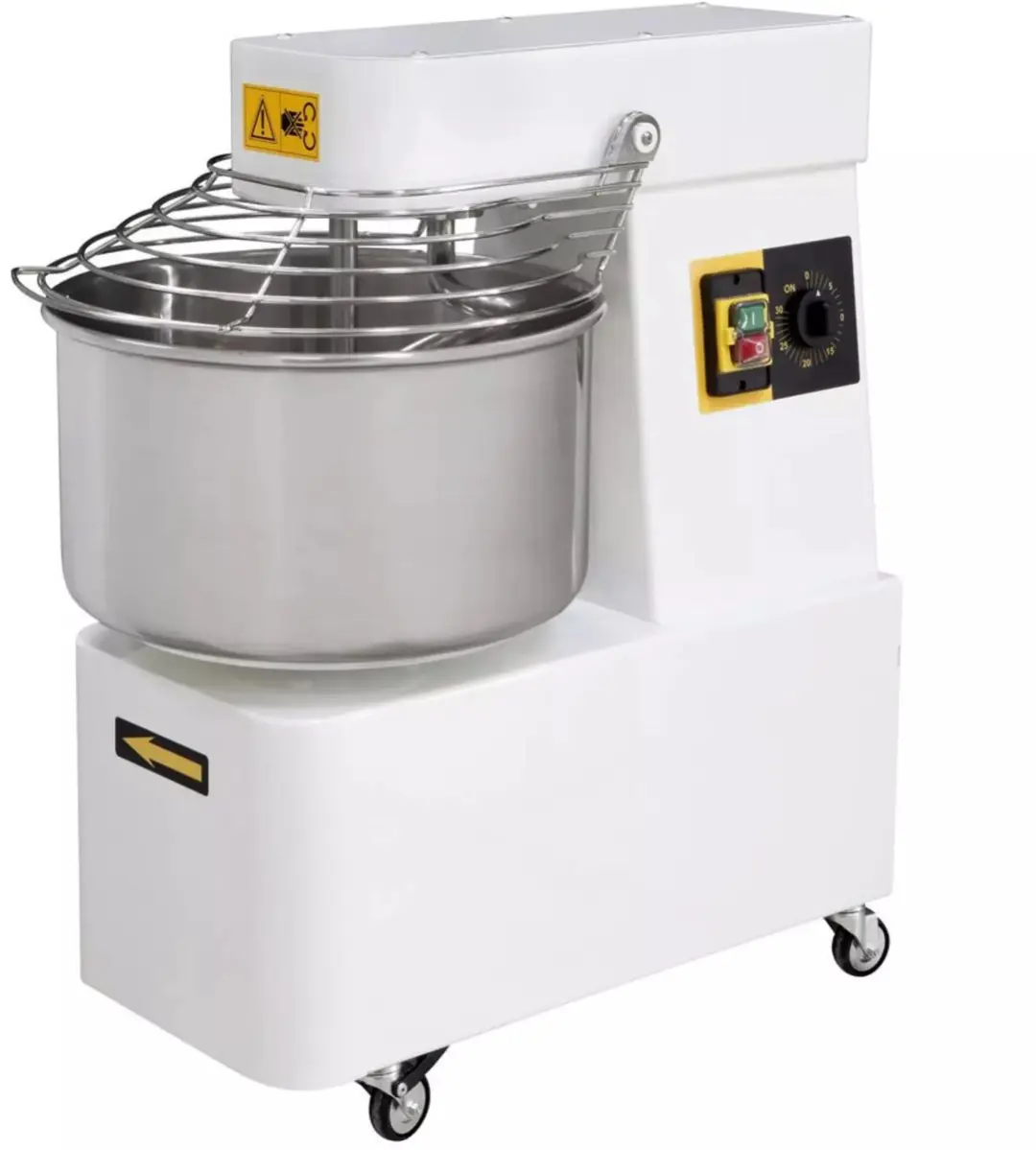 HENDI Spiraalmixer 22L - RVS kom - 2 snelheden - Wit