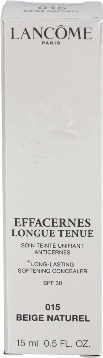 Lancôme Effacernes Longue Tenue Concealer 15ml - 015 Beige Naturel