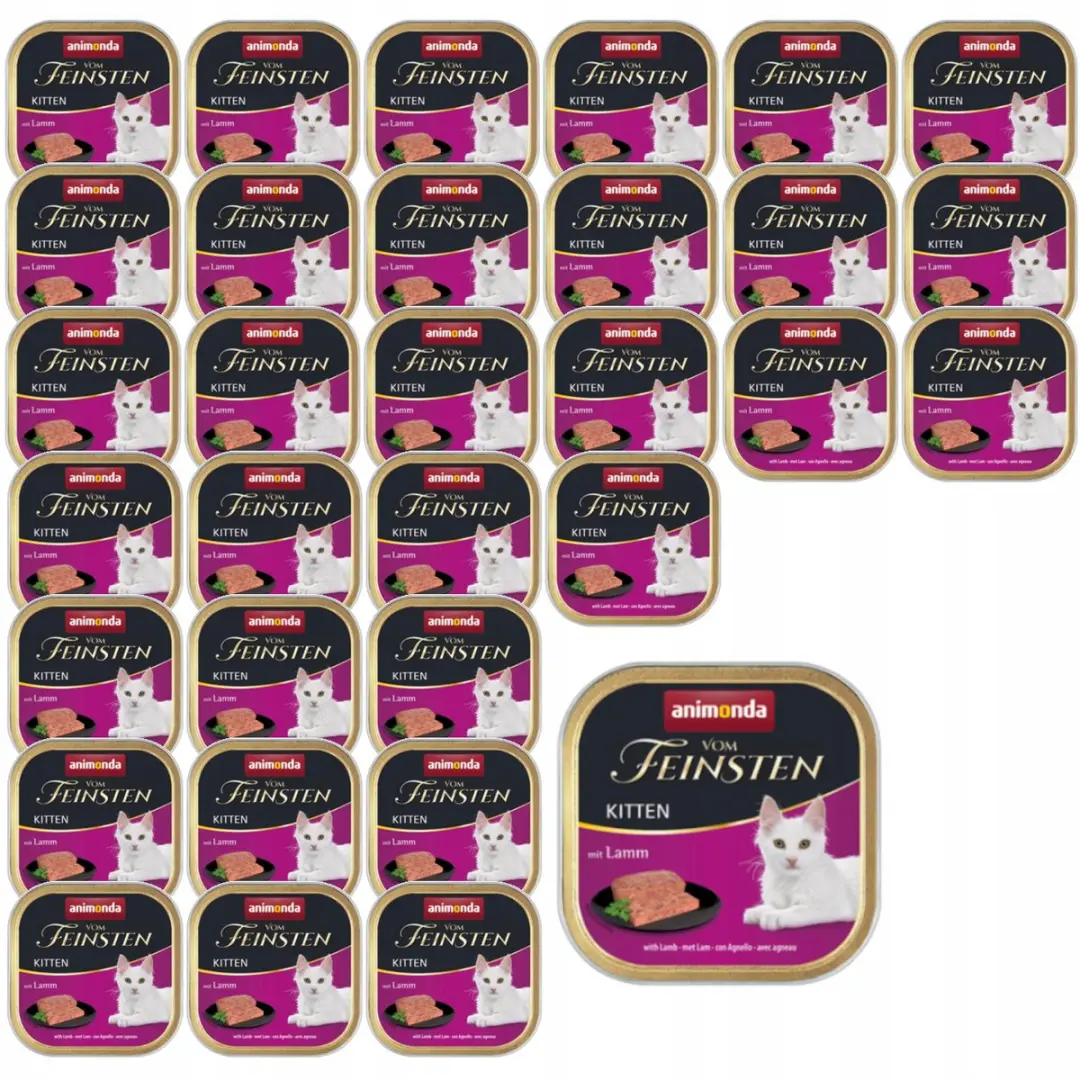 Animonda Vom Feinsten Kitten Natvoer Lamsvlees 32x100g