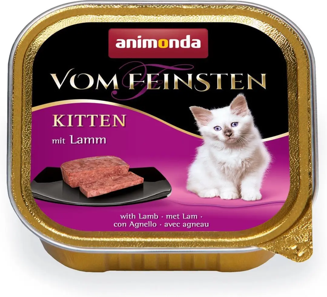 Animonda Vom Feinsten Kitten Natvoer Lamsvlees 32x100g