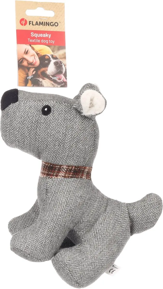 Flamingo Britta Schnauzer Hondenmand - Grijs - 10x22,5x20cm