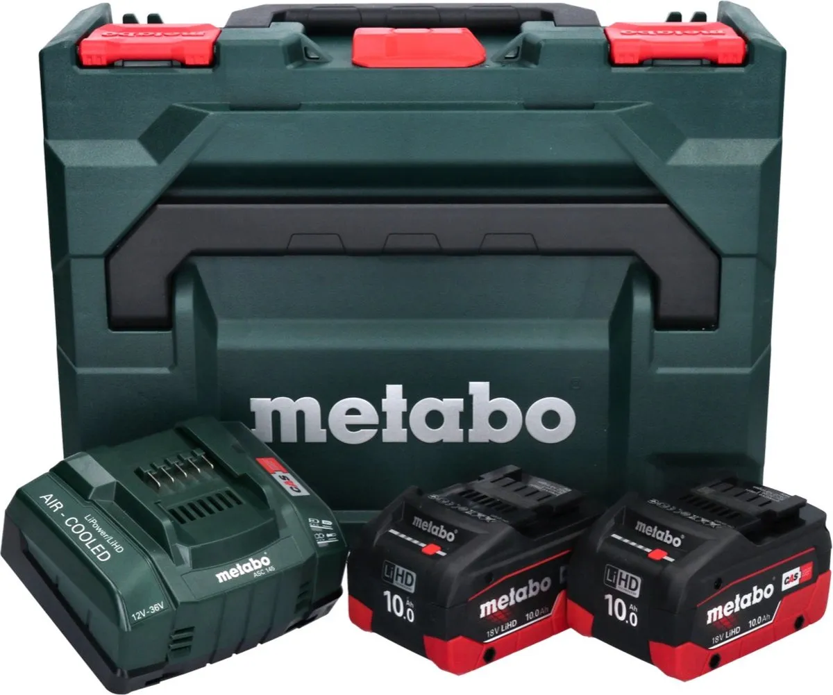 Metabo 685142000 18V LiHD Accu Starterset - 2x 10Ah