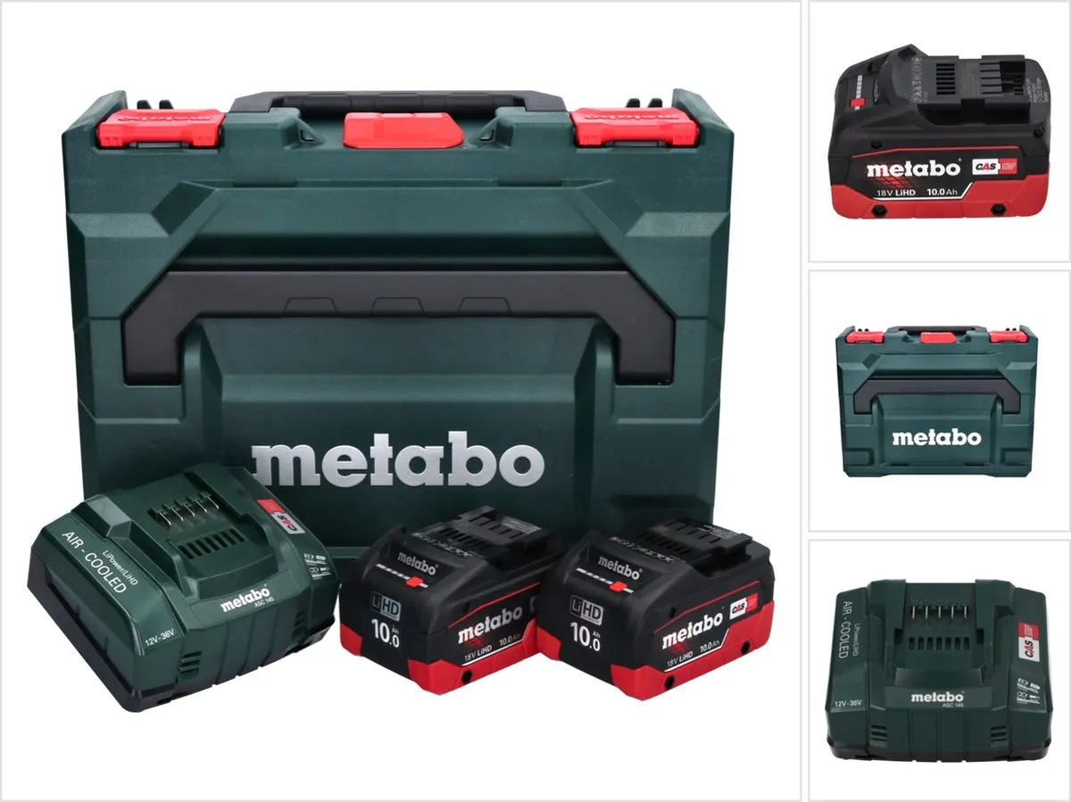 Metabo 685142000 18V LiHD Accu Starterset - 2x 10Ah