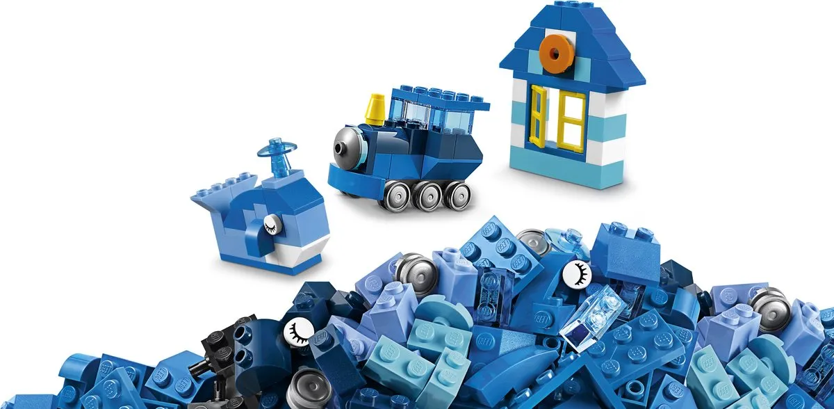 LEGO Classic Blauwe Creatieve Doos 10706 - 78 Stukken - afbeelding 6 van 6