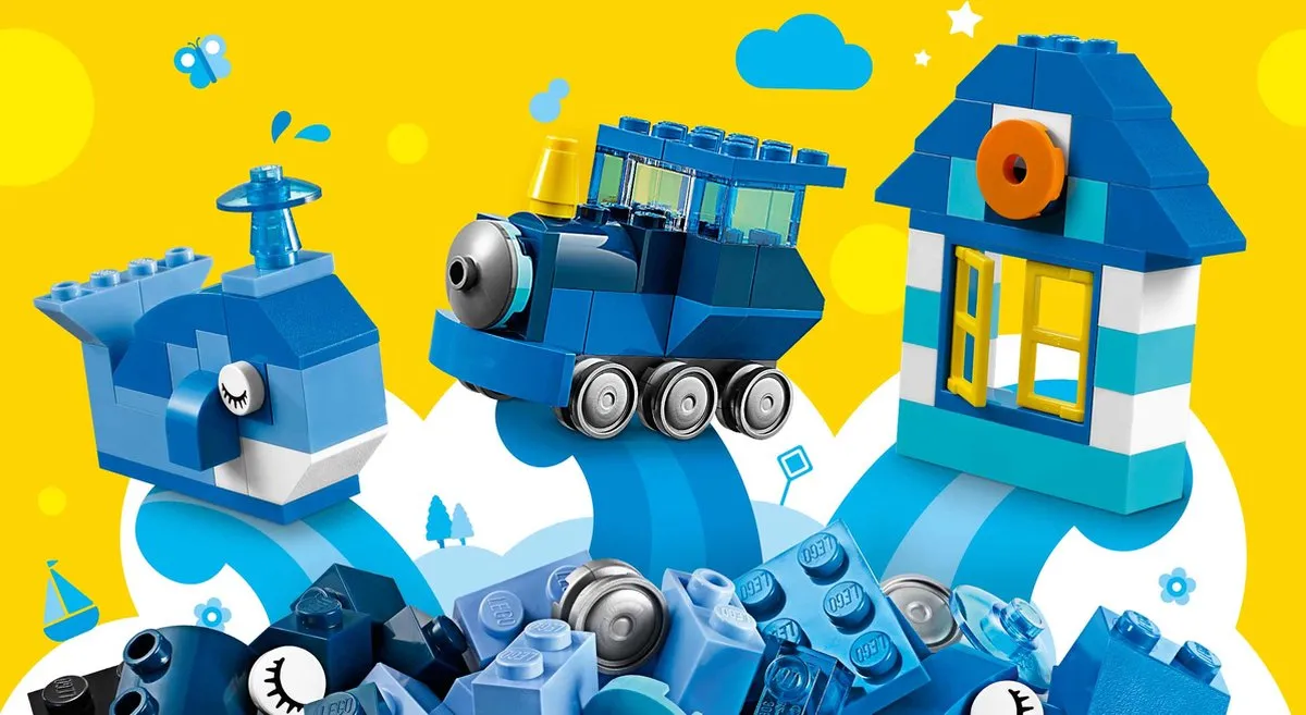 LEGO Classic Blauwe Creatieve Doos 10706 - 78 Stukken