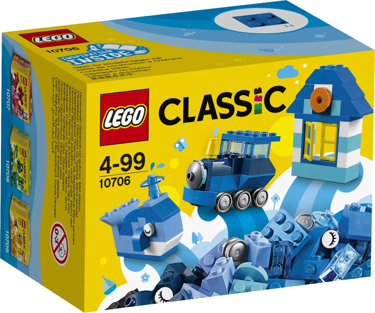 LEGO Classic Blauwe Creatieve Doos 10706 - 78 Stukken