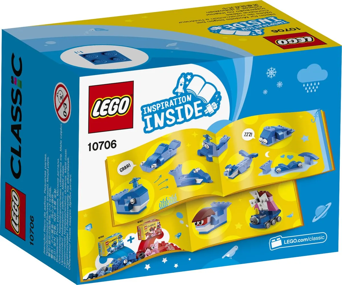 LEGO Classic Blauwe Creatieve Doos 10706 - 78 Stukken