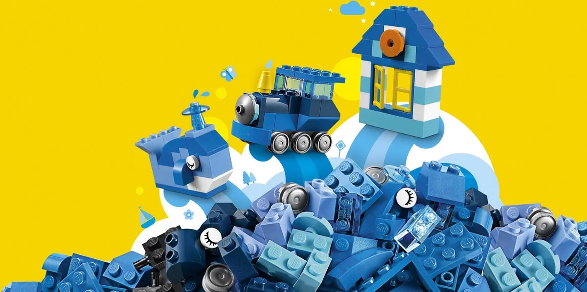 LEGO Classic Blauwe Creatieve Doos 10706 - 78 Stukken