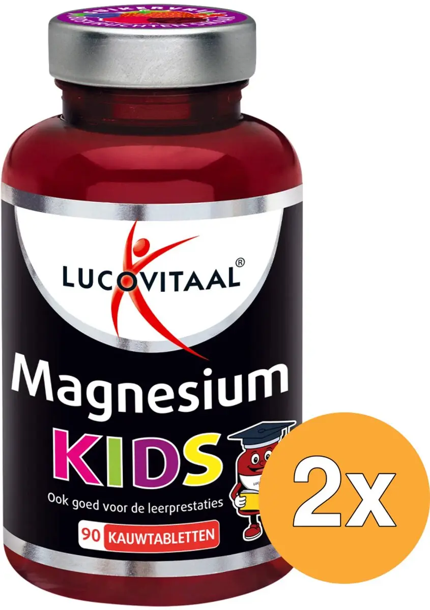 Lucovitaal Magnesium Kids 90 Kauwtabletten