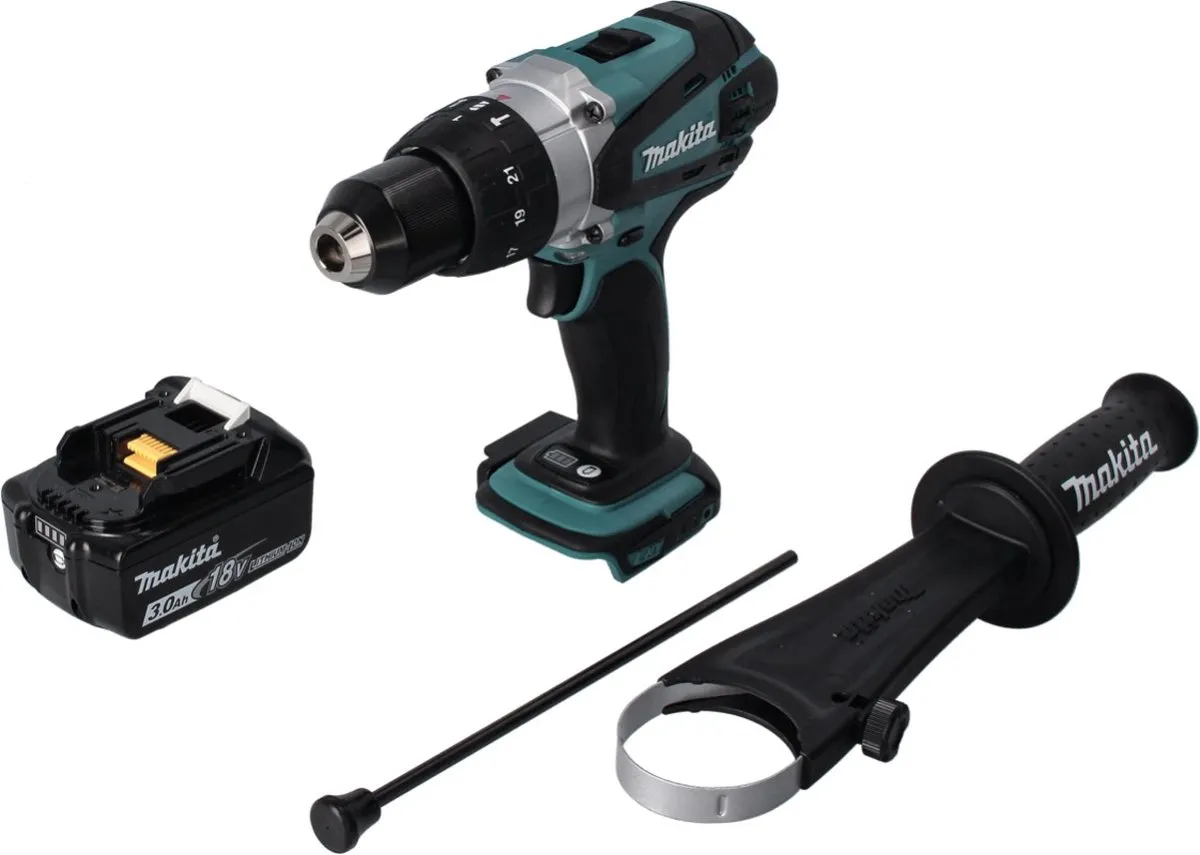 Makita DHP 458 F1 Klopboormachine 18V - 91Nm - 3,0Ah