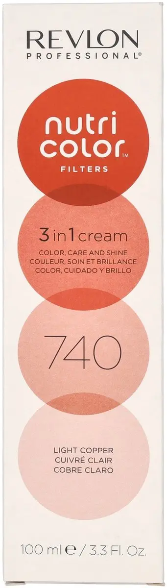 Revlon Nutri Color Light Copper Permanente Kleur 100ml - Roze