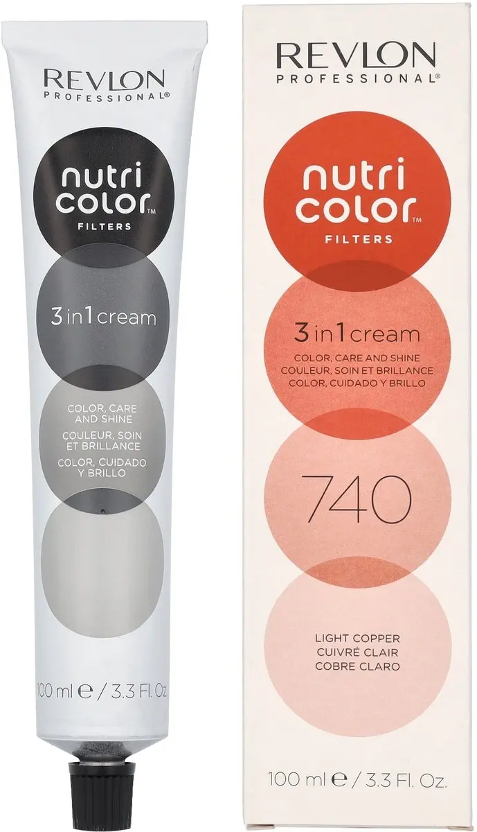 Revlon Nutri Color Light Copper Permanente Kleur 100ml - Roze