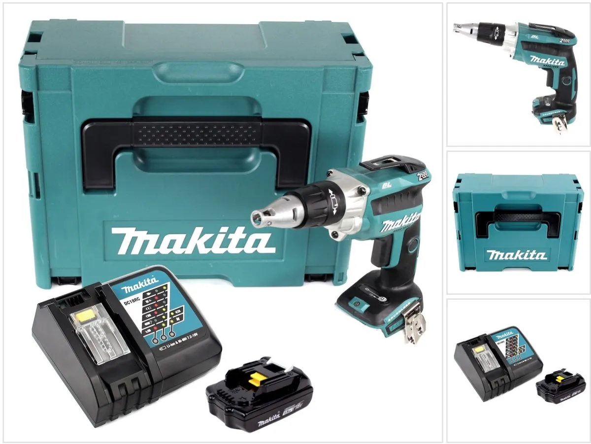 Makita DFS 250 RY1J Droge montagebouwschroevendraaier 18V