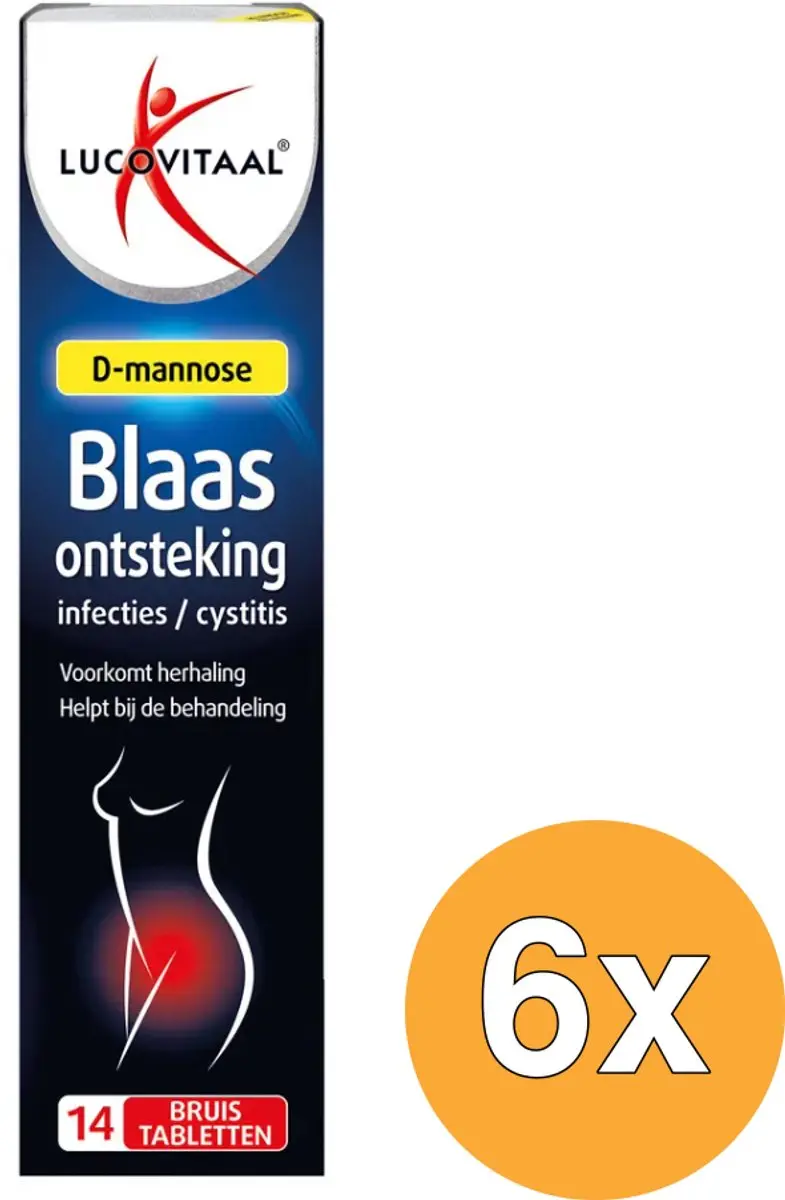 Lucovitaal D-Mannose Blaasontsteking 84 Bruistabletten