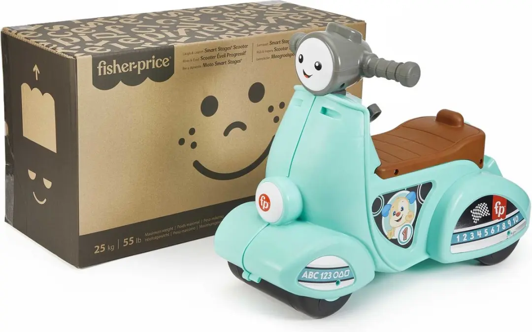 Fisher Price HMV76 Meegroeispeelgoed Scooter - Meerkleurig