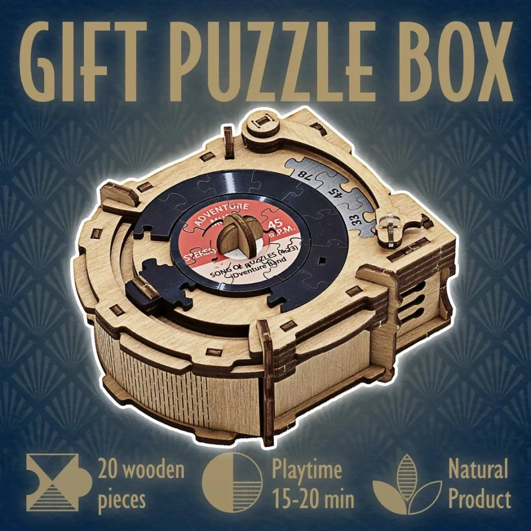Geronimo Games CluePuzzle Escape Room Puzzle 1 Speler - Wooden Box