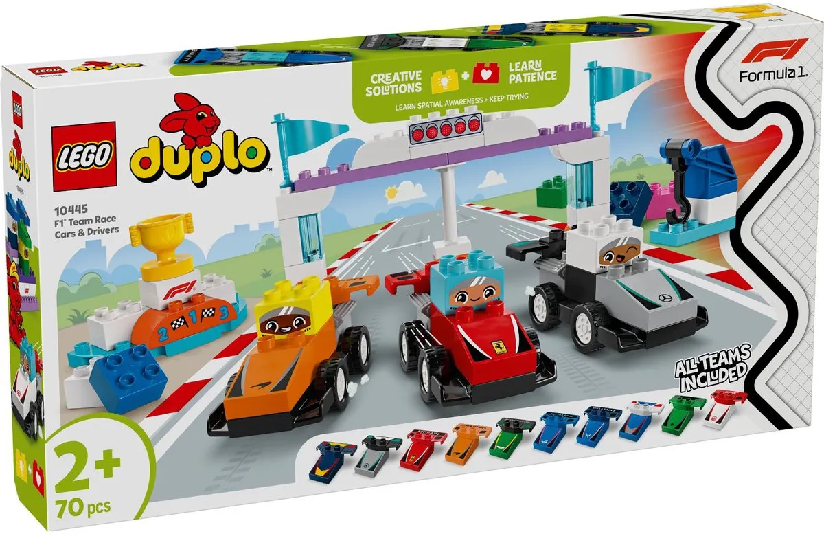 LEGO DUPLO F1 Team Racewagens 10445